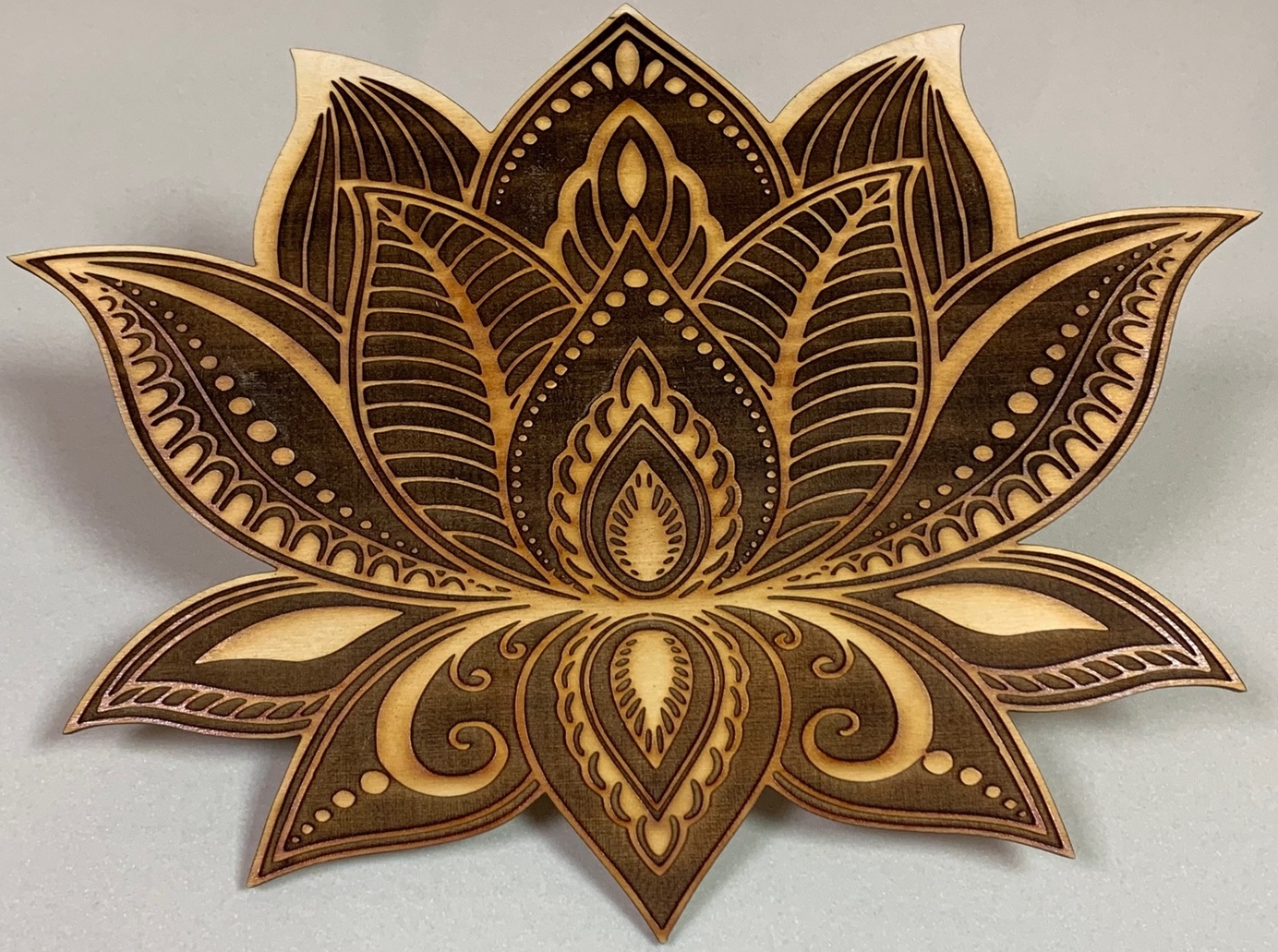 Панно "Цветок лотоса", фанера, 6мм