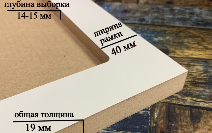 Артборд с подрамником прямоугольный