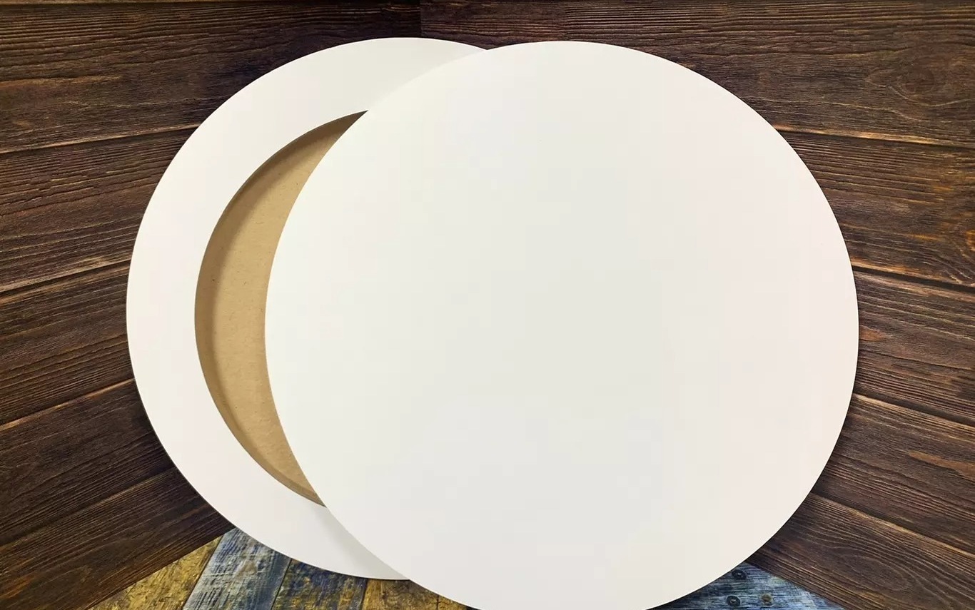 Артборд с подрамником круглый