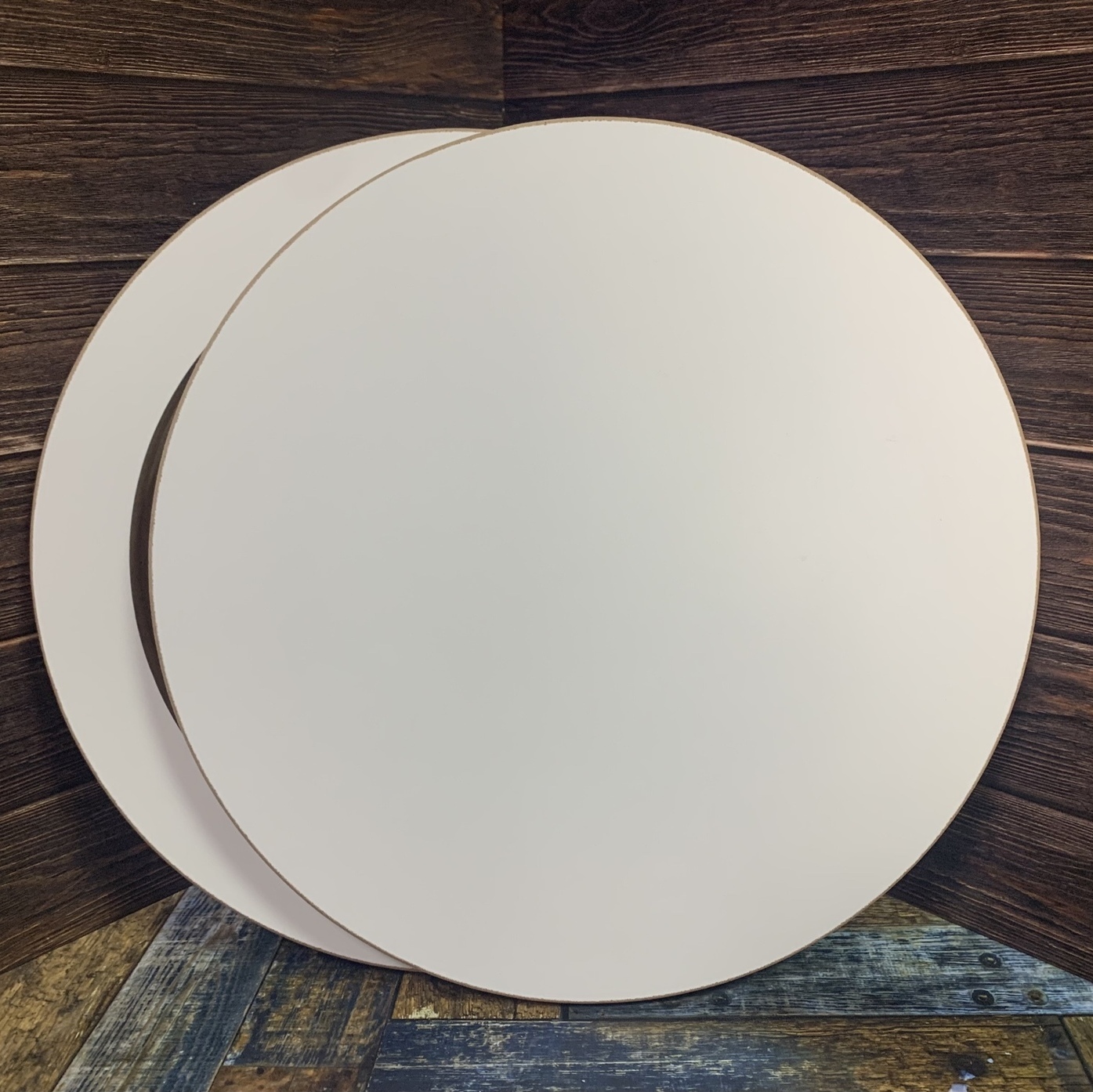 круглый артборд с ламинацией