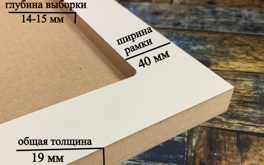 Артборд с подрамником квадратный