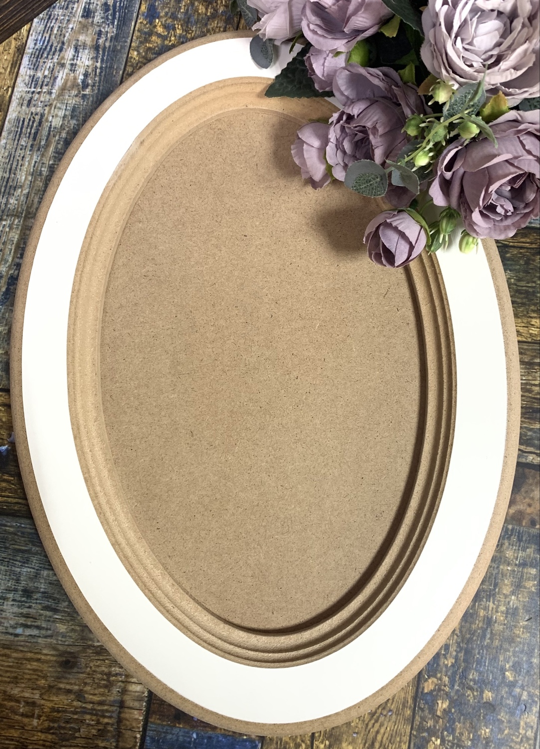 Багетная рама со вставкой МДФ 6мм, овальная