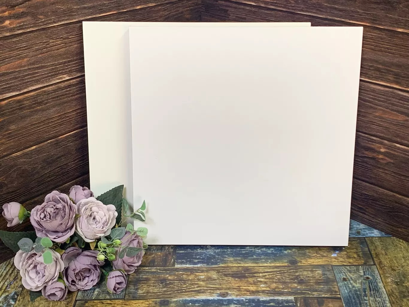 Квадратный арборд без подрамника. с цельного МДФ 19 мм