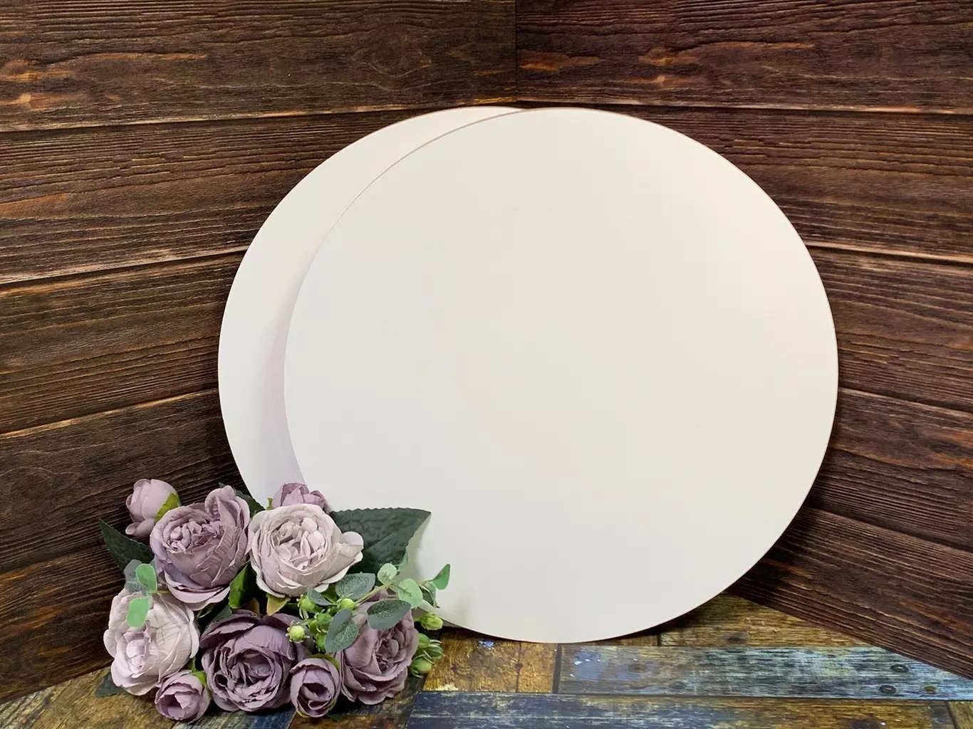 Круглый артборд  без подрамника, с цельного мдф 19 мм